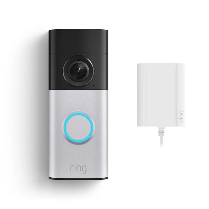 جهاز Wired Video Doorbell Plus (الجيل الثاني) مع محوّل بالقابس