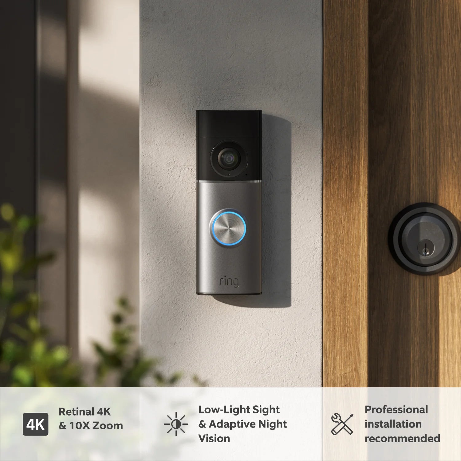 Wired Video Doorbell Pro (الجيل الثالث) مع مُحوِّل التوصيل